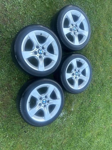 BMW 17" alloys with Goodyear eagle F1 tyres
