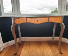 Queen Ann mirrored console table