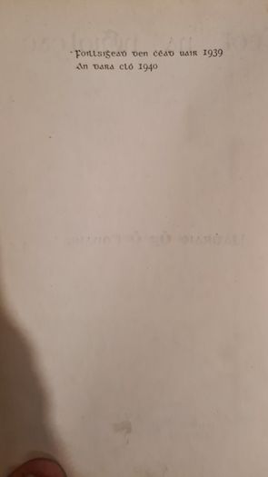 Ceol Na Ngiolcacha. By Padraic Og O Conaire Hardback In Good Condition.