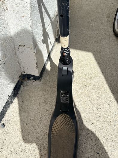 Black scooter