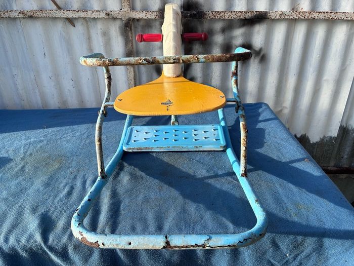 Vintage Leeway's child's rocking horse
