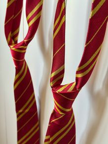 Harry potter ties x 2, Gryffindor colours, custome