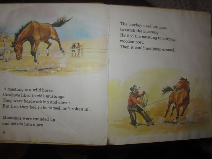 Vintage cowboy book