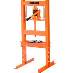 Hydraulic Shop Press 6 Ton with Press Plates H-Frame Benchtop Press Stand