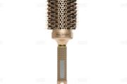 Nano Thermal Ceramic &amp; Ionic Round Barrel Vented Hair Brush With Boar Bristle #53