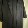 Navy Pinstripe Jacket Image 2