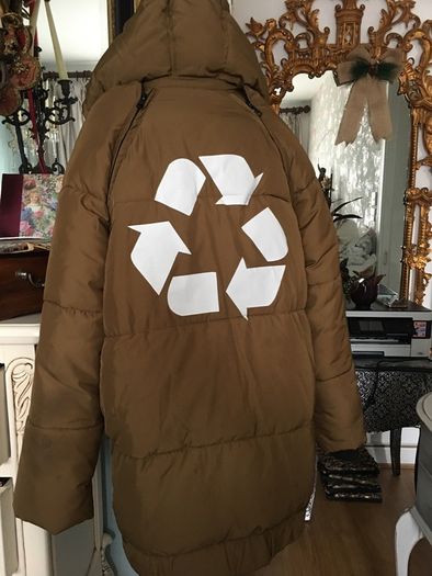 Zara capsule collection puffer jacket. S-M