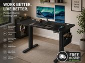 Electric Height-Adjustable Desk 60 x 120 x (72-120) cm