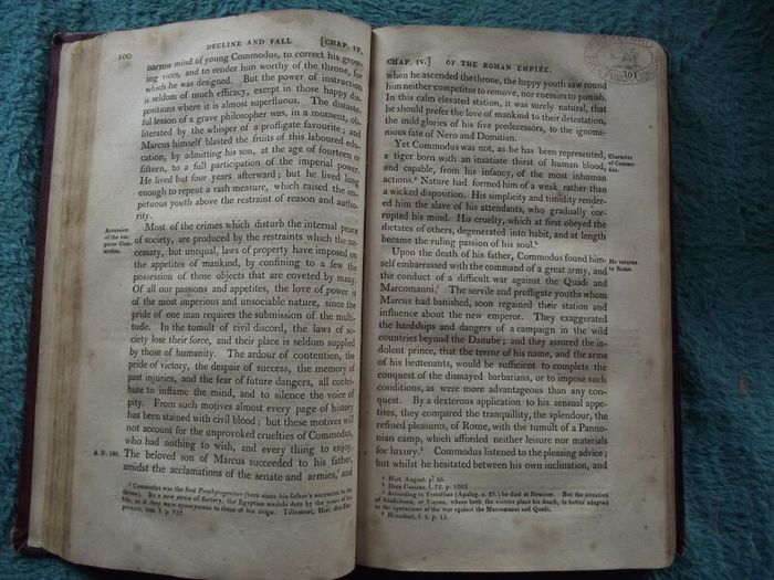 The Decline and Fall of the Roman Empire - Edward Gibbon - Priestley and Weale London - 1822