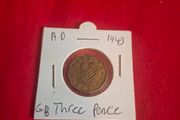 1943 GB Three Pence