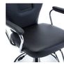 Executive And Adjustable faux leather upholstery barber Chair Hairdressing Equipment Operating Chair Black Image 4