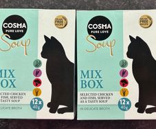 Cosma Soup Mix Box 24 x 40g  - cat wet food