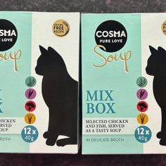 Cosma Soup Mix Box 24 x 40g  - cat wet food
