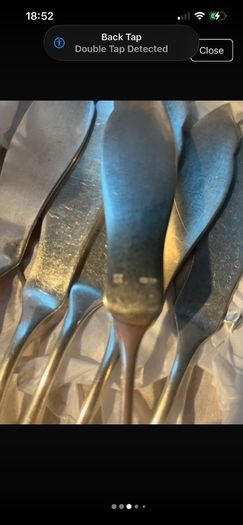 Vintage Silver Table Forks & Fish Knives Set Marked Classic Style Ercuis