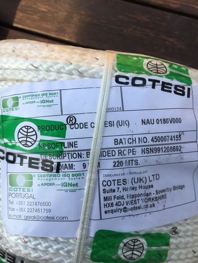 Cotesi braided rope 220 metres