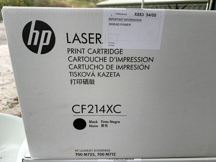 Original HP LaserJect CF214XC Print Cartridge