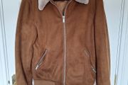 River Island mens faux suede jacket