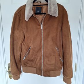 River Island mens faux suede jacket