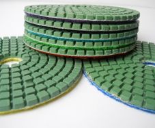 100mm, 4"  Wet Diamond Polishing Pads