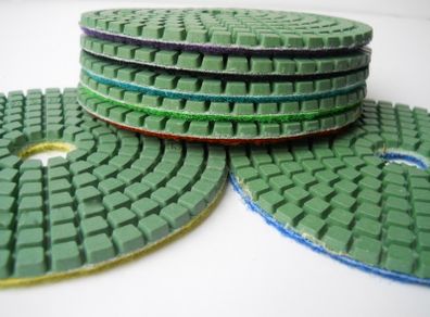 100mm, 4"  Wet Diamond Polishing Pads