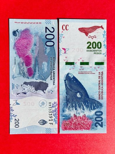 Argentina  200 Pesos  2016  Pick  364e. UNC