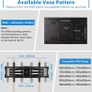 TV Wall Mount Bracket Full Motion for 50-90 Inch OLED QLED Flat Curved TV Image 2