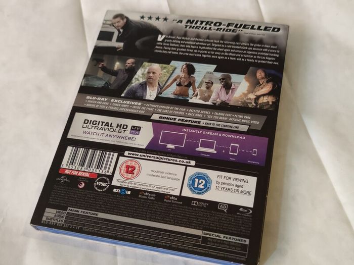 As New Fast & Furious 7 Blu-ray