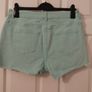 Blue Denim shorts size 14 Image 3