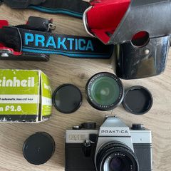 Praktica PM3 film camera 50mm 2.8  & 2 x lens