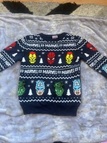 Marvel Christmas jumper 4-5yrs