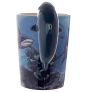 BRAND NEW Lisa Parker Shark Ceramic Shaped Handle Mug Image 3