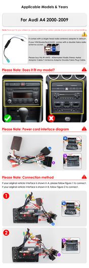 Car Radio for Audi A4 B6 B7 S4 RS4 2000-2009 Multimedia Player Auto Radio Stereo RDS