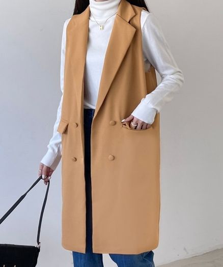 NEW 70% pure Wool warm winter coat women beige