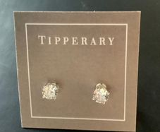 Tipperary Crystal Silver Stud Earrings
