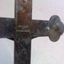 Old metal crucifix Souvenir of Mount Melleray Ireland Irish Co. Waterford Image 3