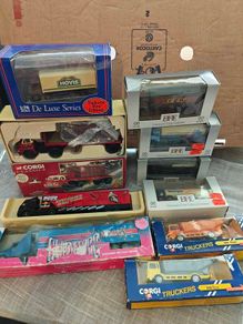 Job Lot of 10 Trucks Models - Various Scales.