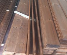 Thermowood planks
