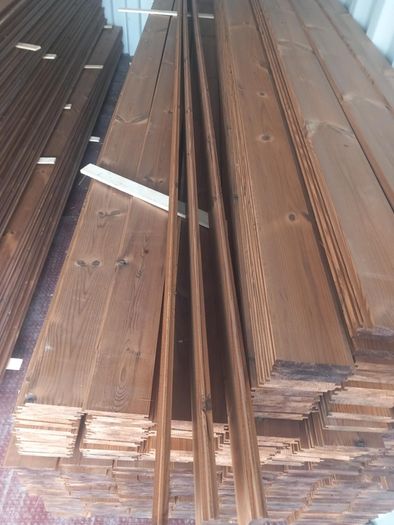 Thermowood planks