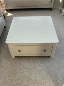 Solid Wood Off-White Coffee Table