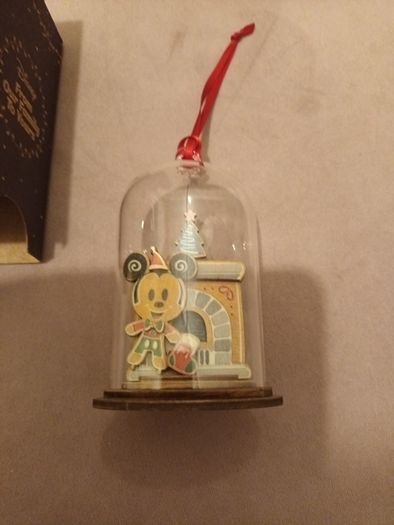 Branded Disney glass christmas bauble