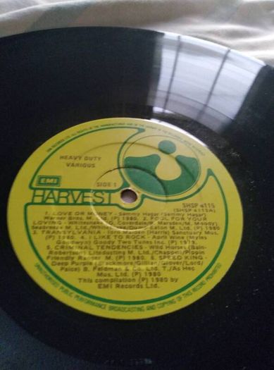 HEAVY - DUTY vinyl LP ... Various compilation  Irish pressing