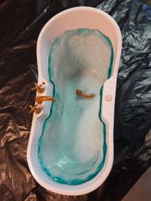 dolls bath