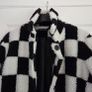 Checkered knee length Teddy bear coat size 14 Image 4