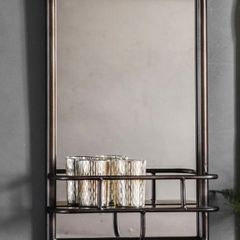 Bathroom Mirror with Shelf