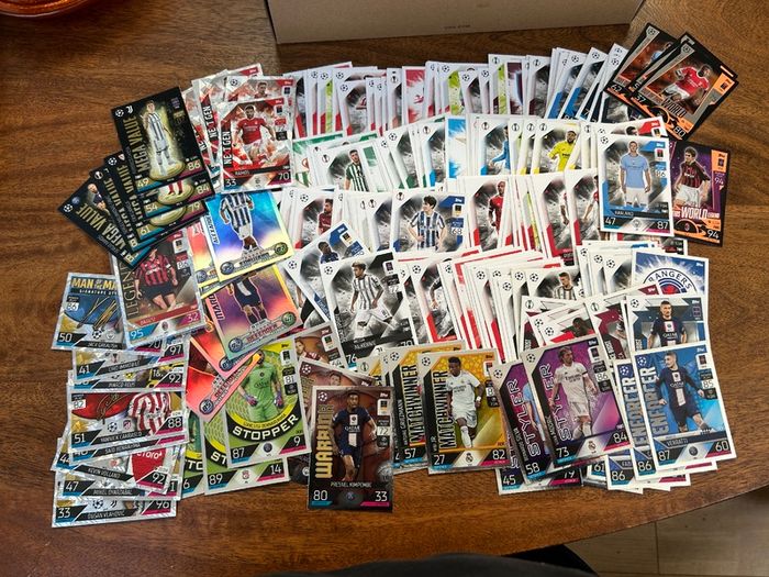 Topps Panini 4Kg / 1600+ football Cards Lot Bulk Bundle all different