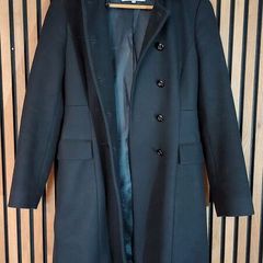 Hobbs women's black coat, 80% wool, like new