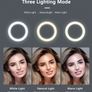 Selfie Ring Light With Tripod Photography Led Rim Of Lamp Mobile Holder Support Tripod Stand Ringlight For Live Video Streaming Image 2