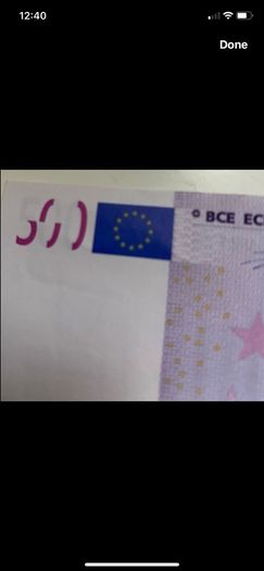 Vintage 500 Euro Banknote