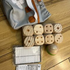 New Wooden  Yatzy  Dice Game