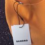 Sandro halter neck ribbed knit Top Image 6